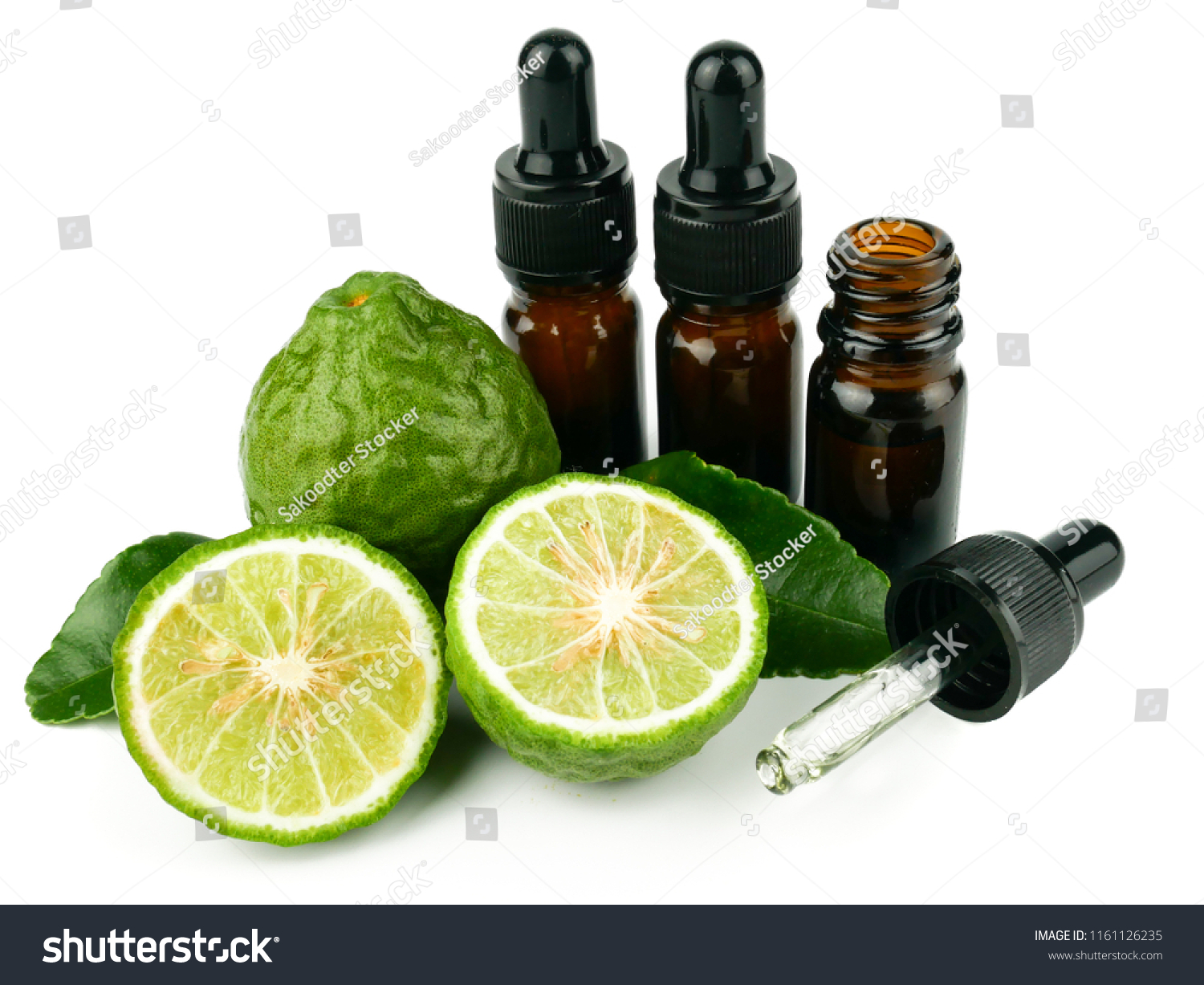 Fresh Bergamot Fruit Kaffir Lime Citrus Stock Photo Edit Now 1161126235