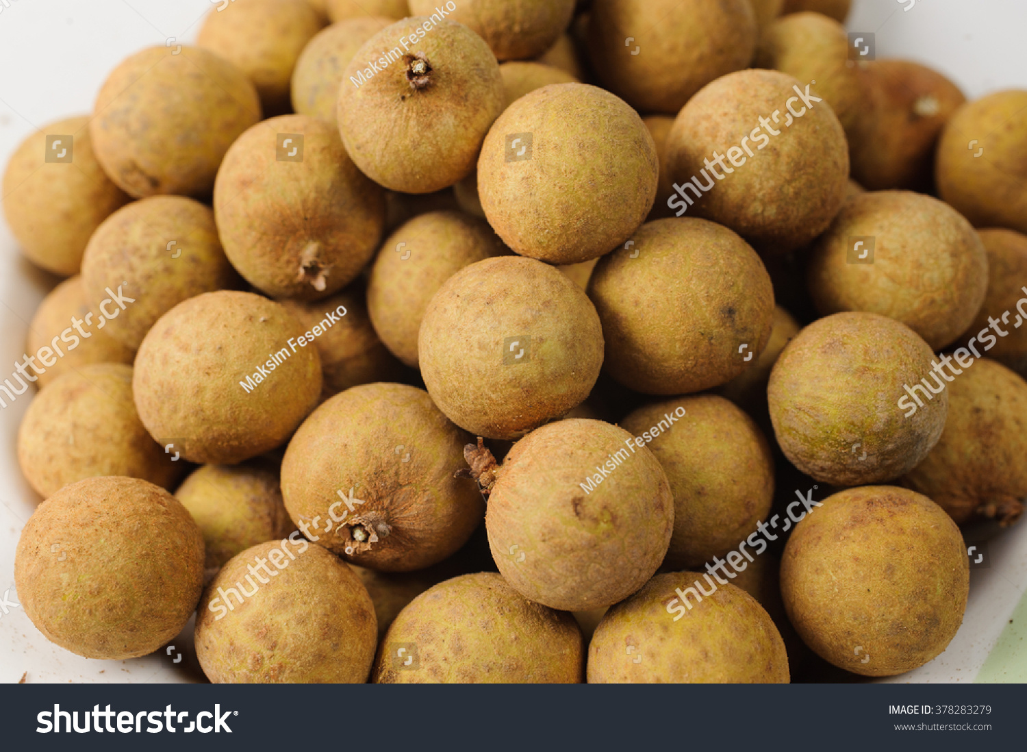 Fresh Longan Mata Kucing Close Stock Photo 378283279 Shutterstock