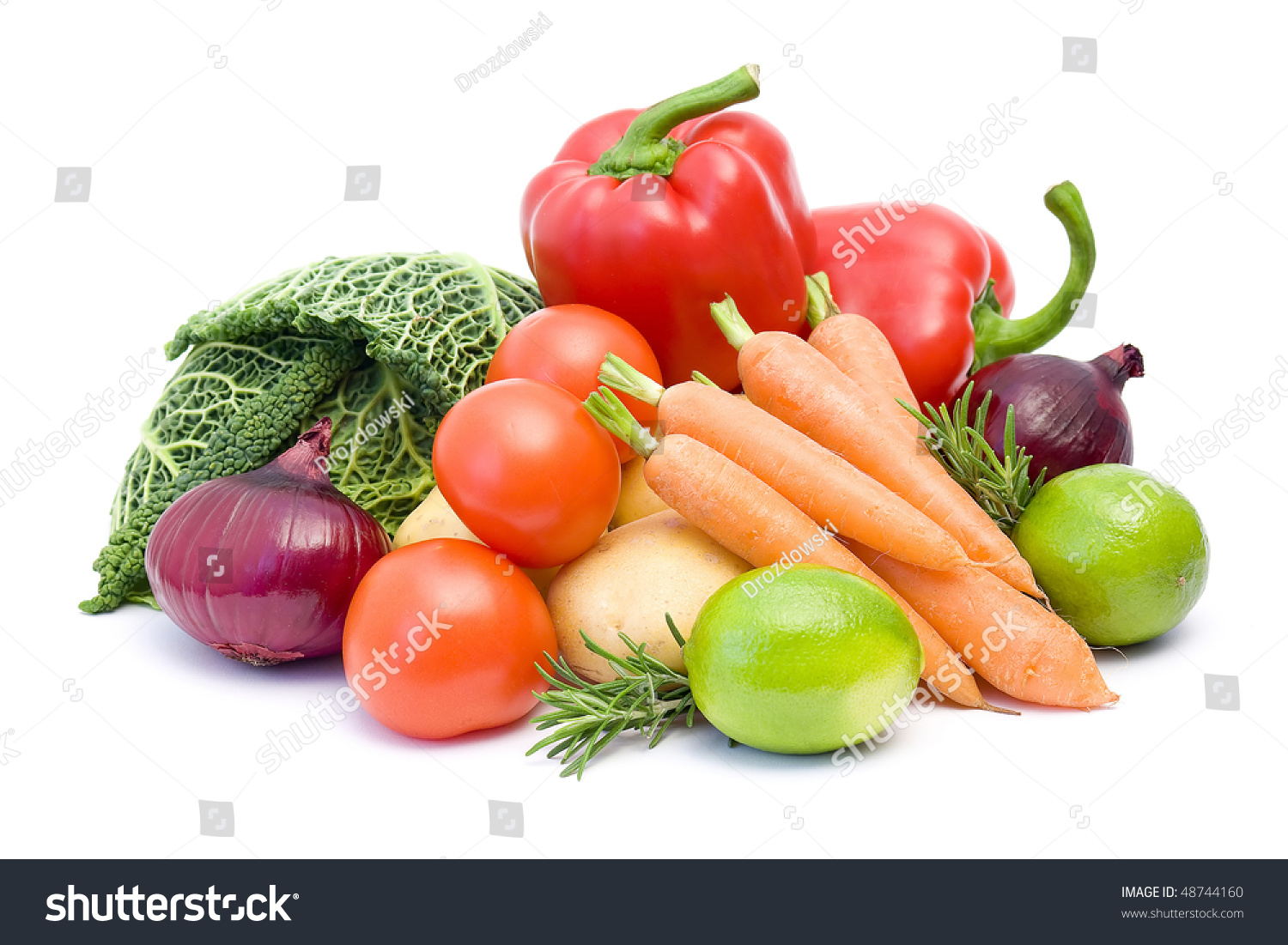 Fresh Vegetables Stock Photo 48744160 - Shutterstock