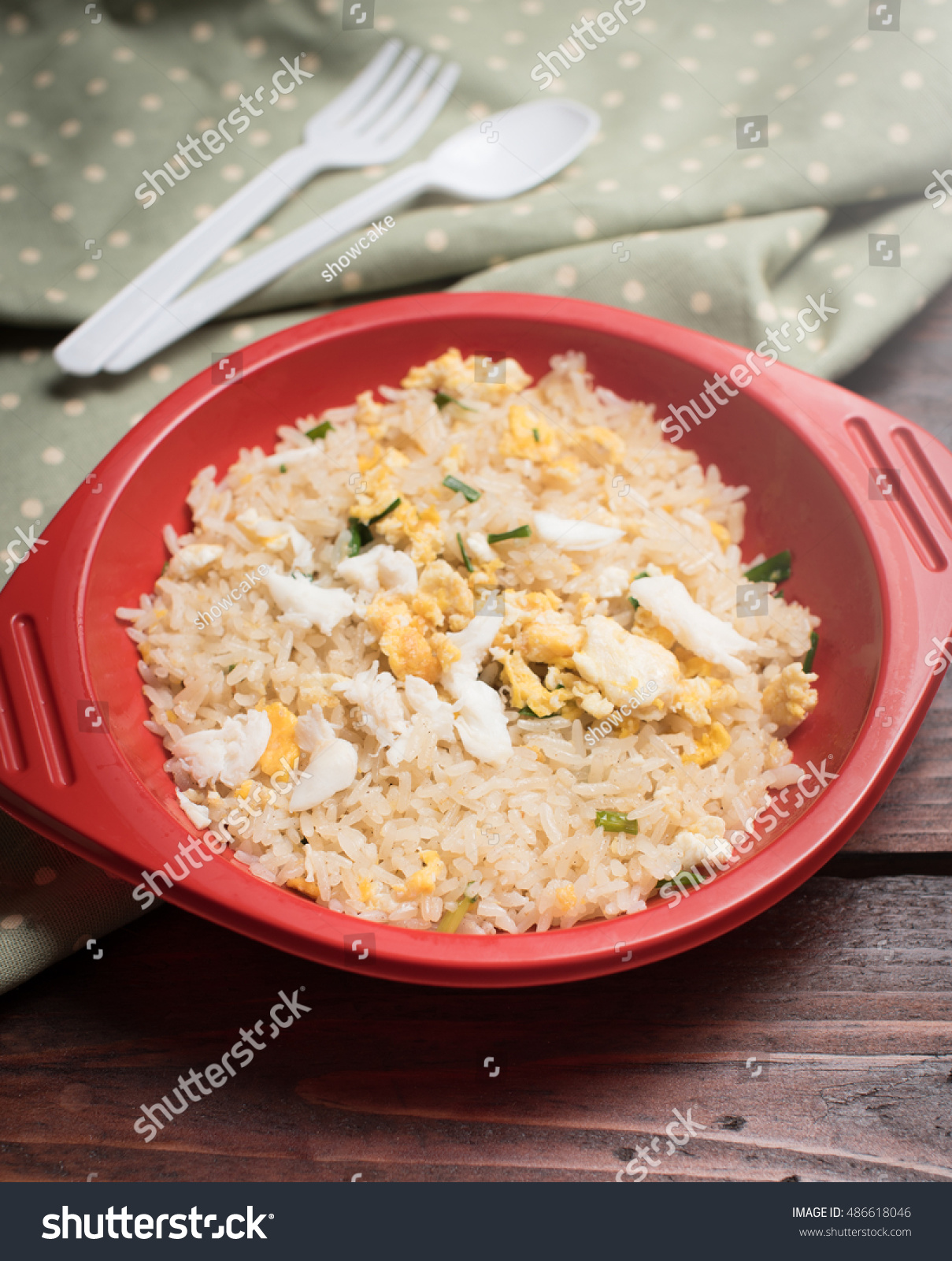 Fried Rice Crabfried Rice Thai Style Stock Photo 486618046 | Shutterstock