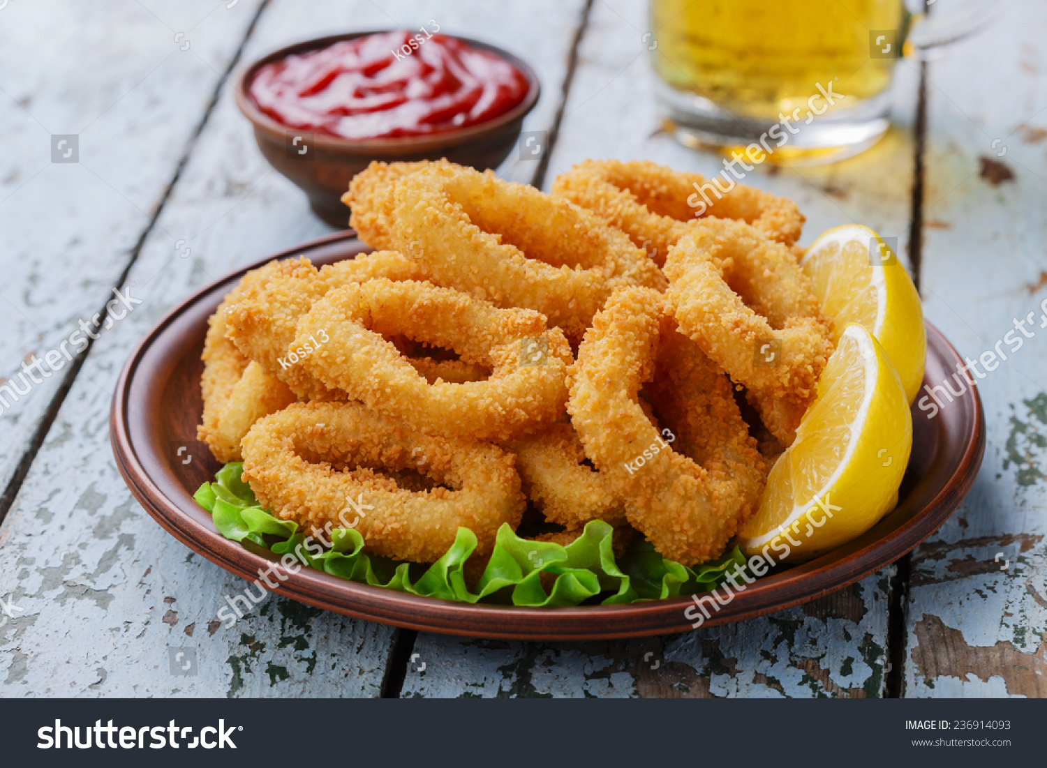 Fried-squid Images, Stock Photos & Vectors | Shutterstock