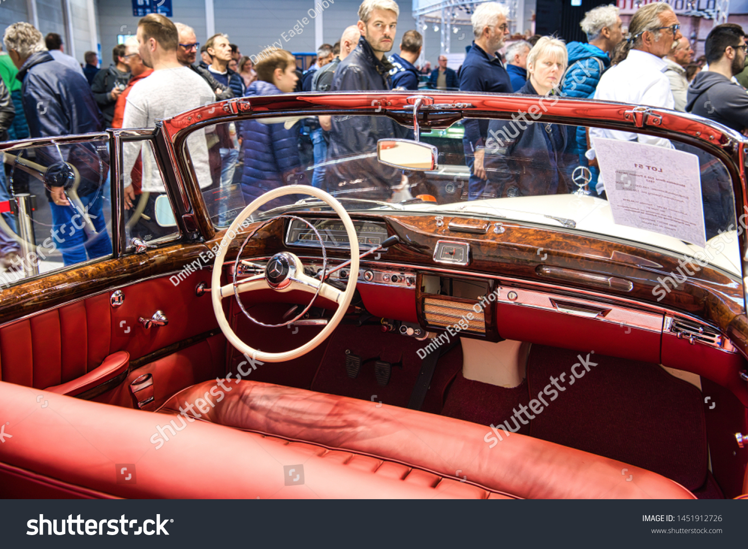 Friedrichshafen May 19 Red Interior Mercedesbenz Stock Photo Edit Now