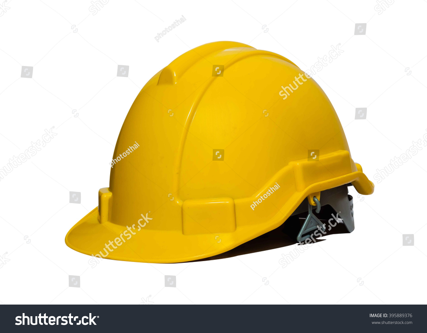 Front View Safety Engineer Helmet Isolated Stock Photo 395889376 ...