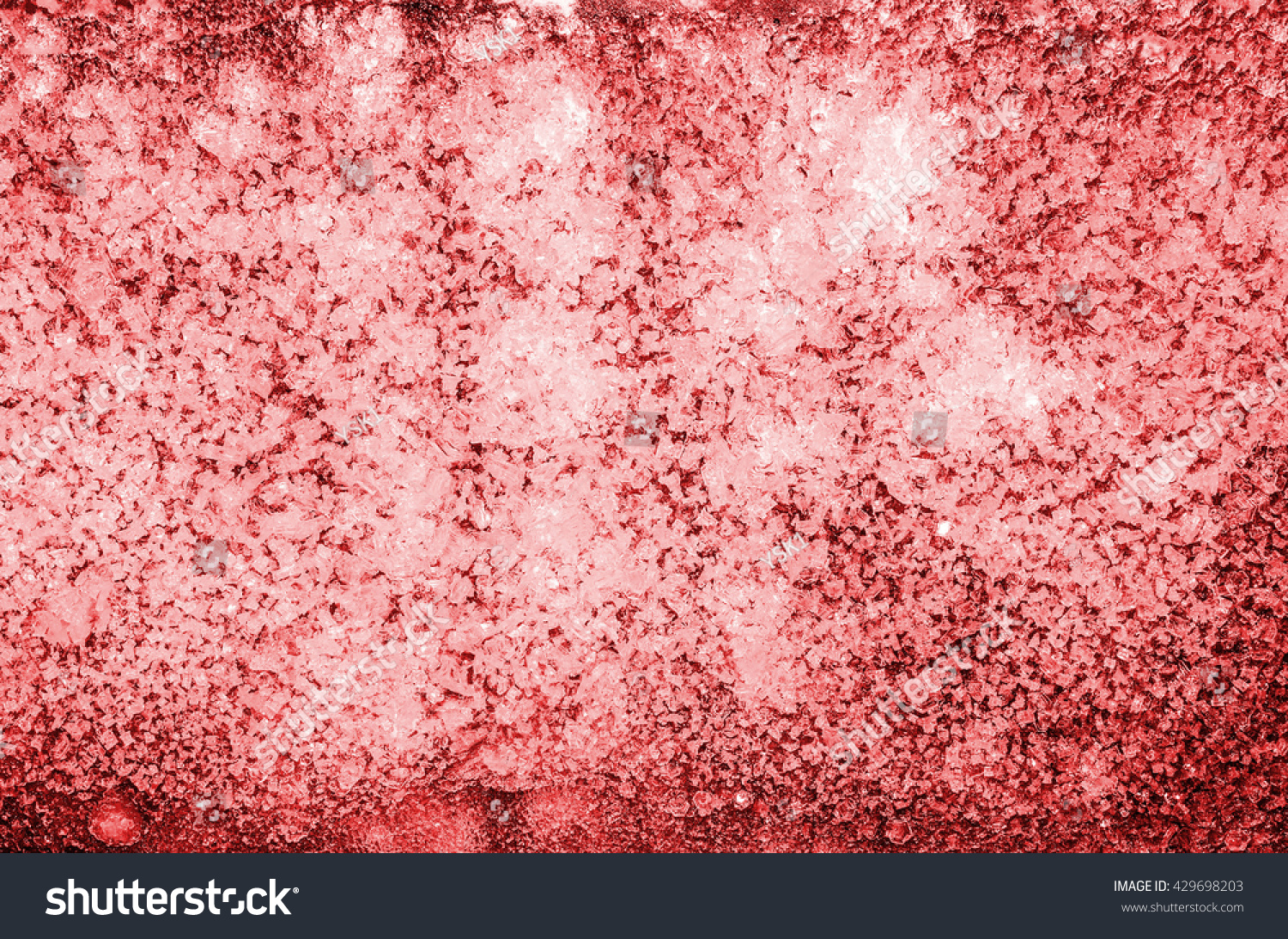Frosted Surface Details Frost Background Colorized Stock Photo