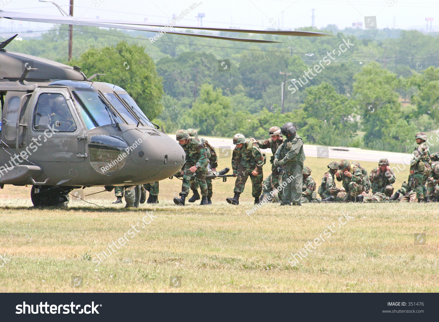 Ft Sam Houston Army Medevac Helicopter. Stock Photo 351476 : Shutterstock