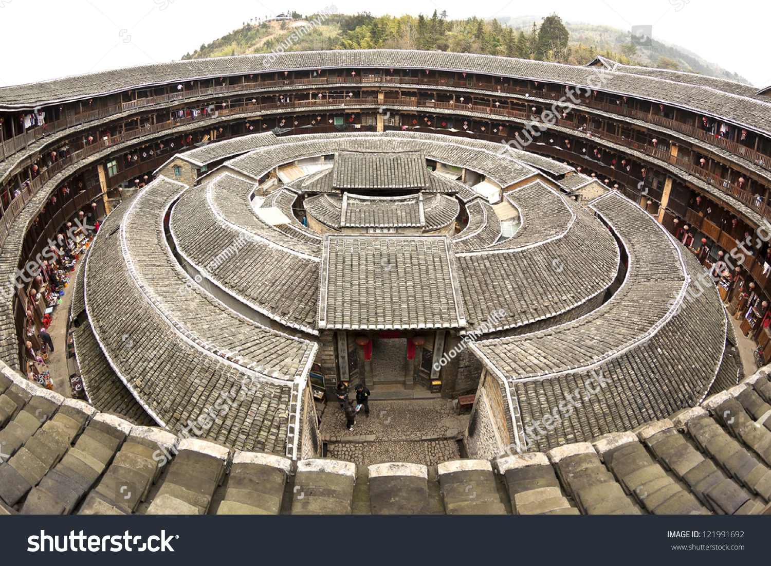 Fujian Tulou House China Chinese Rural Stock Photo 121991692 - Shutterstock