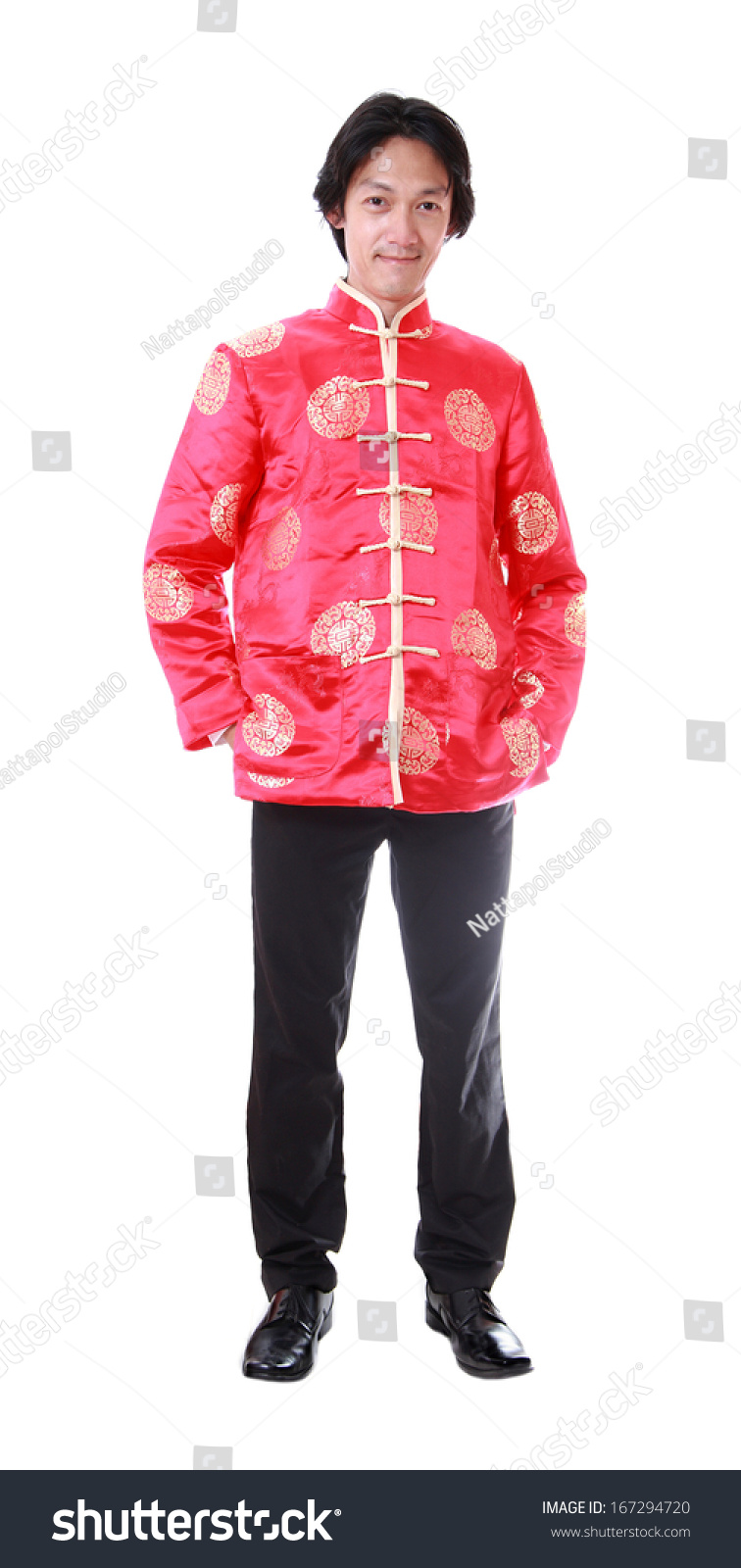 Full Body Portrait Asian Man Chinese Stock Photo 167294720 - Shutterstock