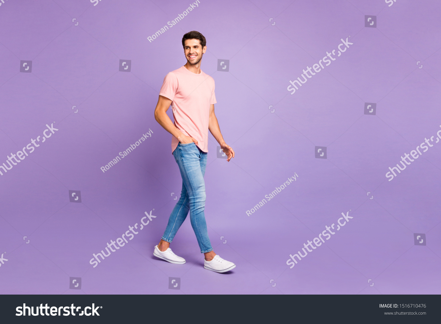 Full Length Body Size View His Stock Photo 1516710476 | Shutterstock