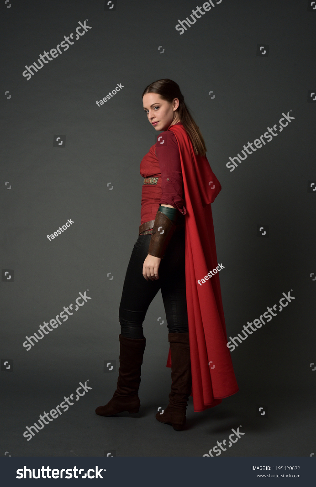 Full Length Portrait Brunette Girl Wearing Stock Photo Edit Now 1195420672 Full Length Portrait Brunette Girl Wearing Stock Photo Edit Now 1195420672