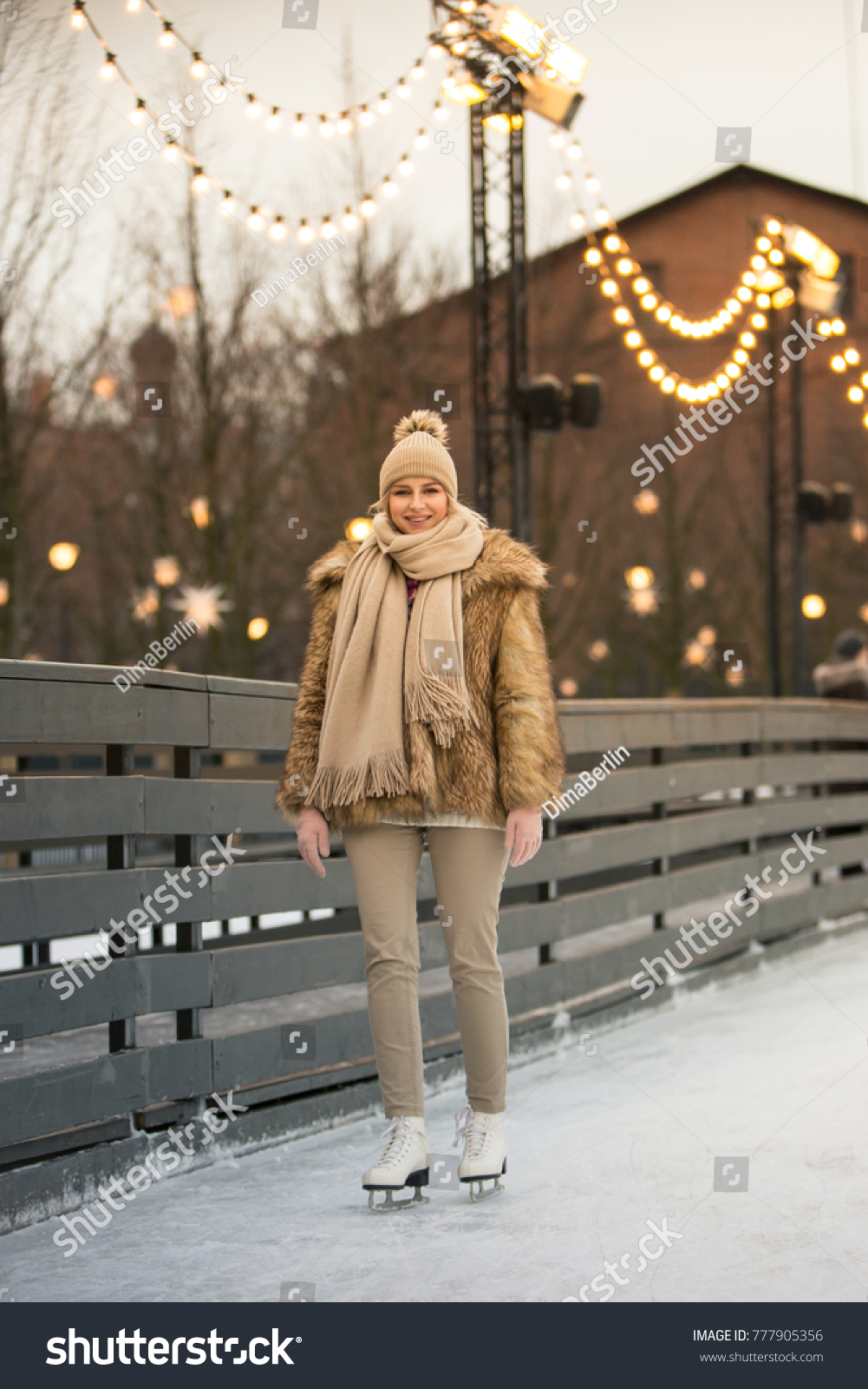 Full Length Portrait Young Female Blonde Stock Photo Edit Now