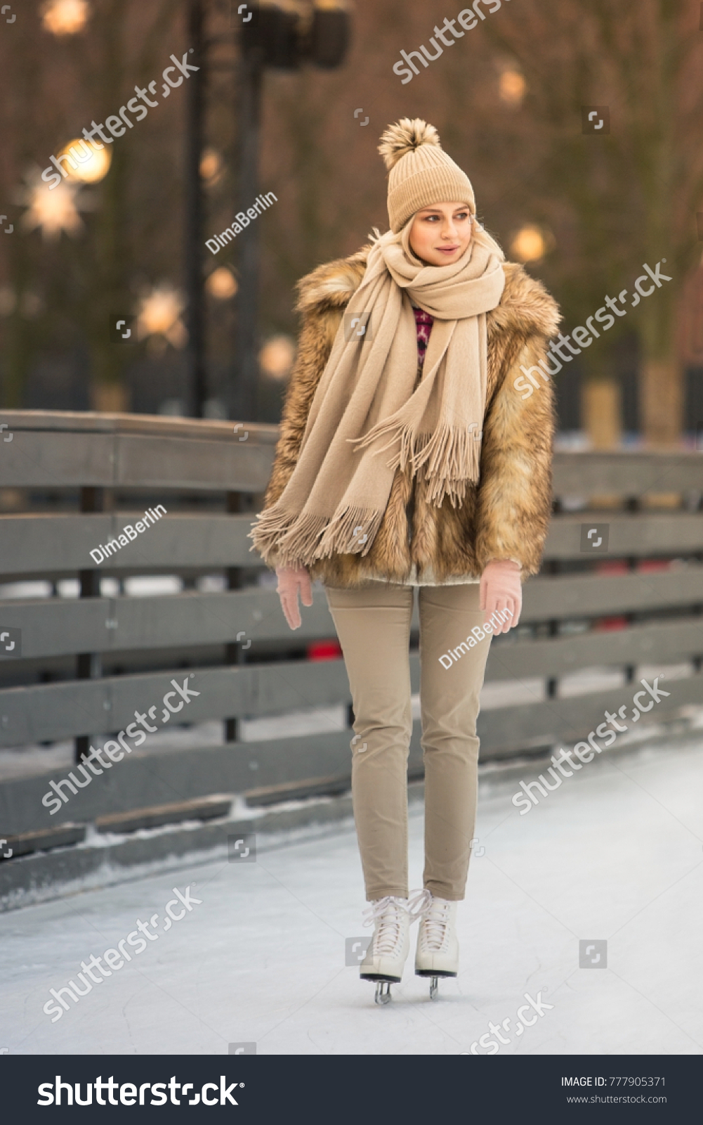 Full Length Portrait Young Female Blonde Stock Photo Edit Now