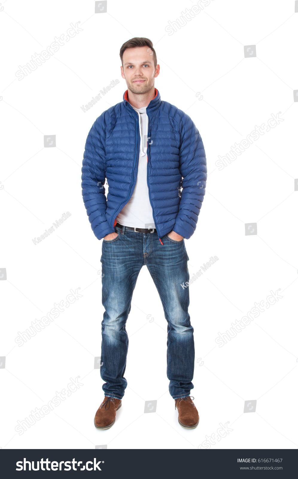 Full Length Shot Attractive Young Man Stock Photo 616671467 | Shutterstock