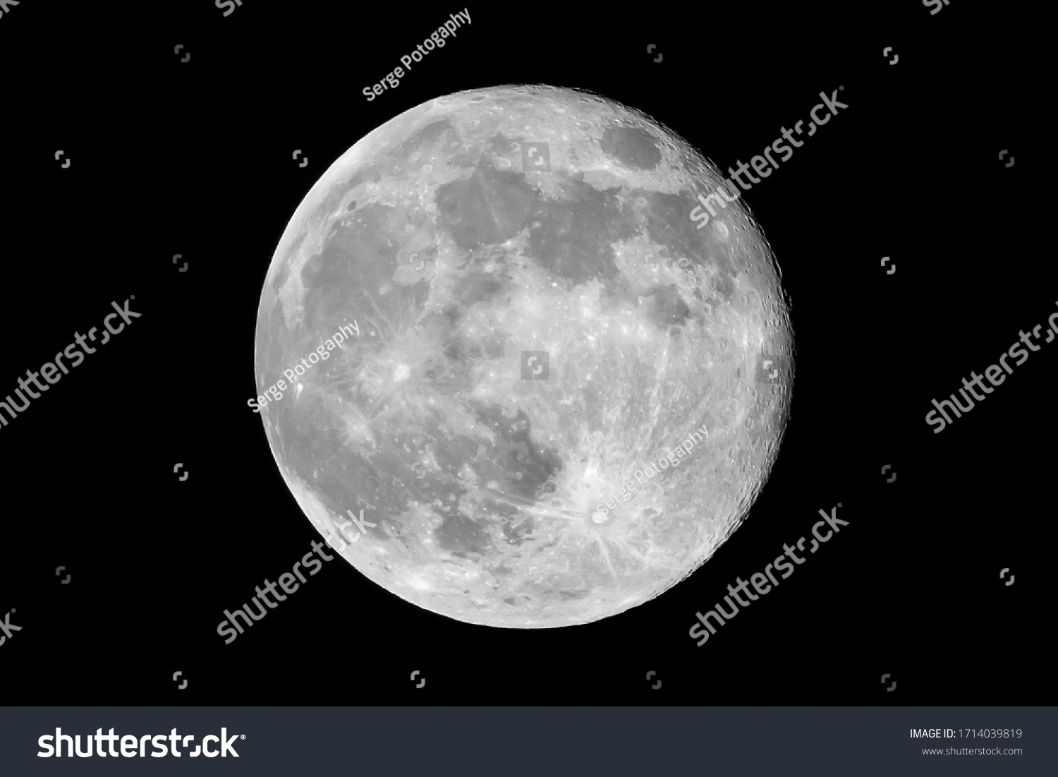 Full Moon Night Sky Stock Photo 1714039819 | Shutterstock