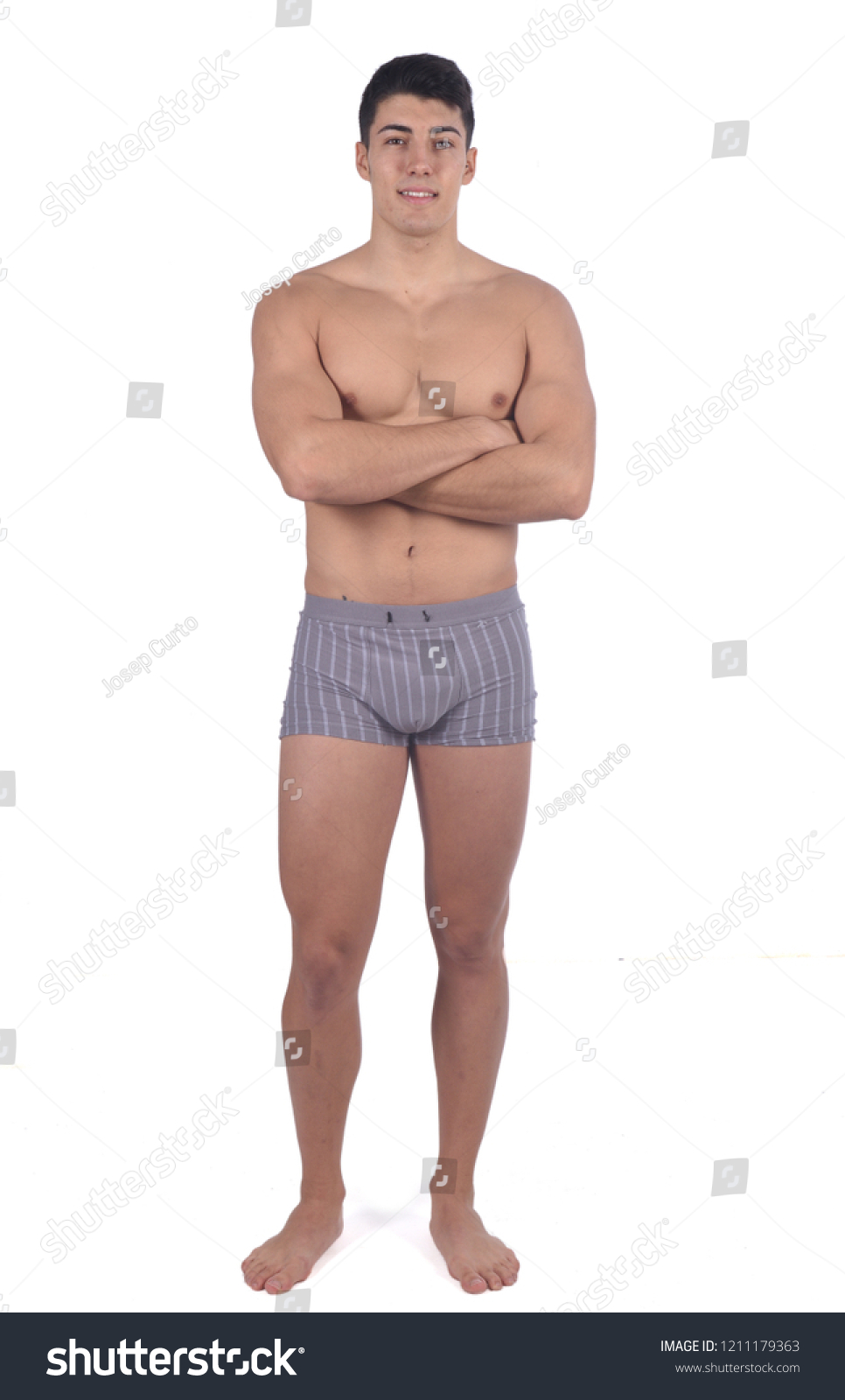 Full Portrait Naked Man Stock Photo Edit Now