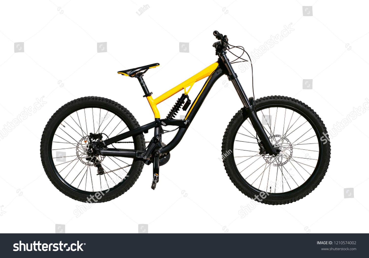 bike with shock absorber