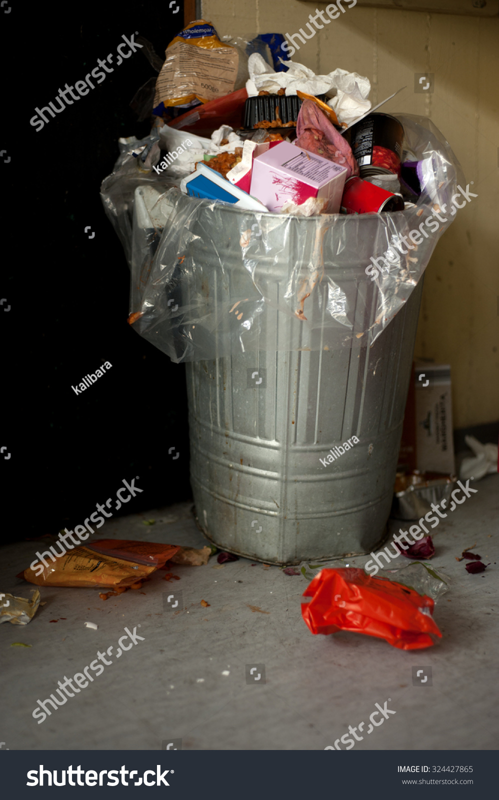 Download Full Trash Bin Looking Ugly Abstract Stock Image 324427865 Yellowimages Mockups