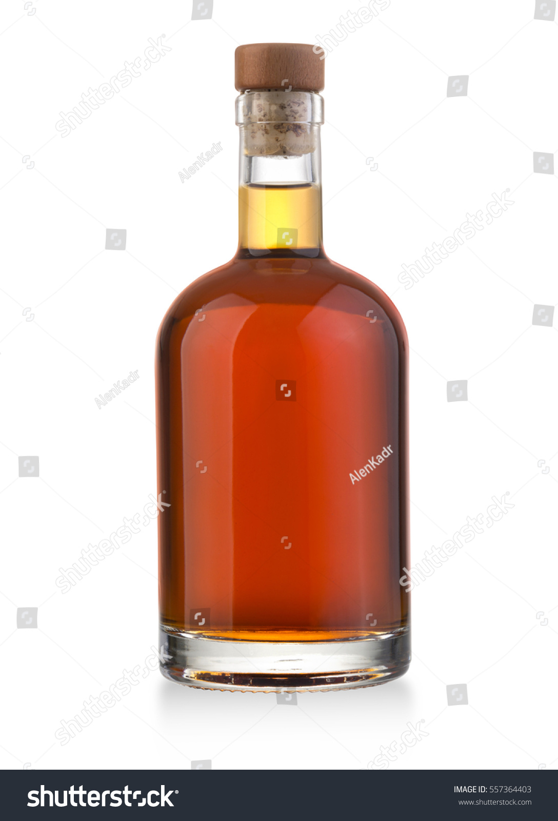 Full Whiskey Bottle Isolated On White Stock Photo 557364403 - Shutterstock