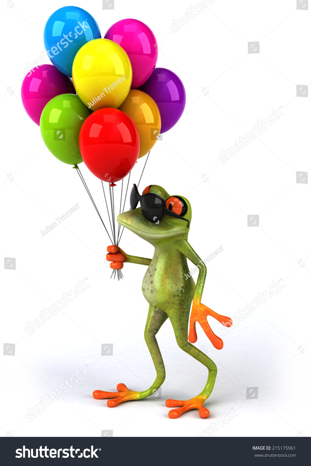 Fun Frog Stock Photo 215175961 : Shutterstock