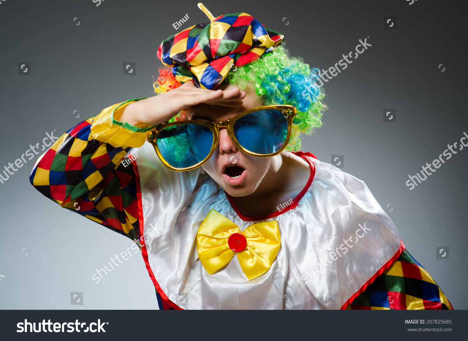 giant clown sunglasses