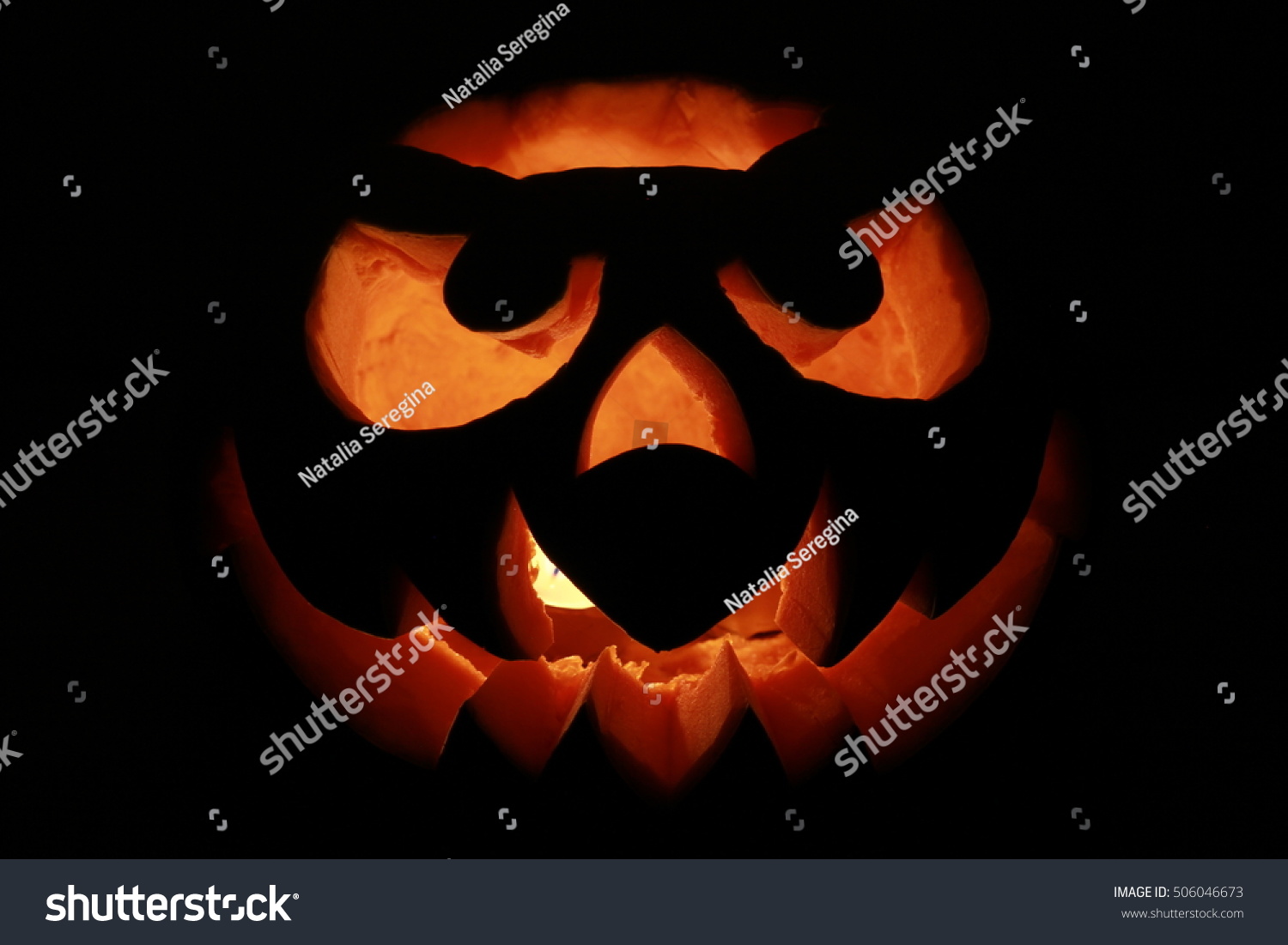 funny halloween pumpkin isolated on black stock photo edit now