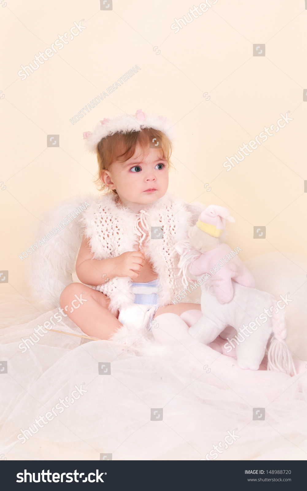 funny lovely baby girl little child stock photo edit now 148988720