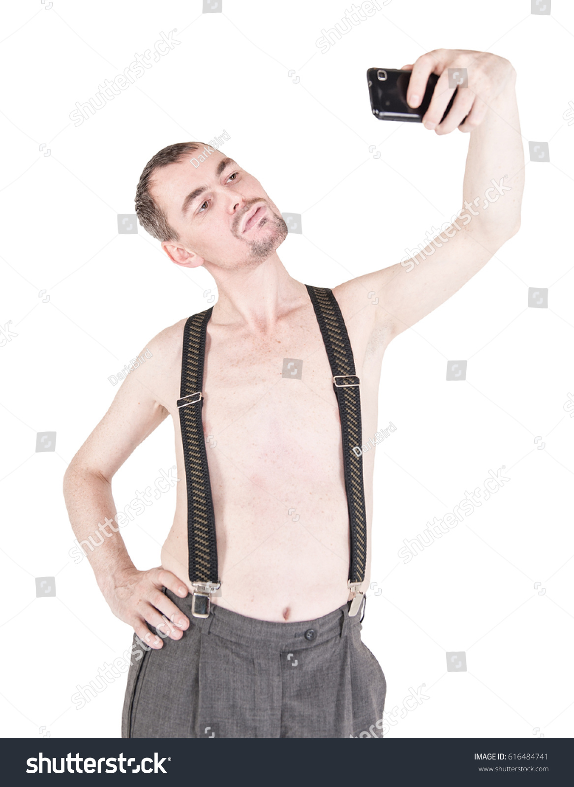naked muscle men selfies