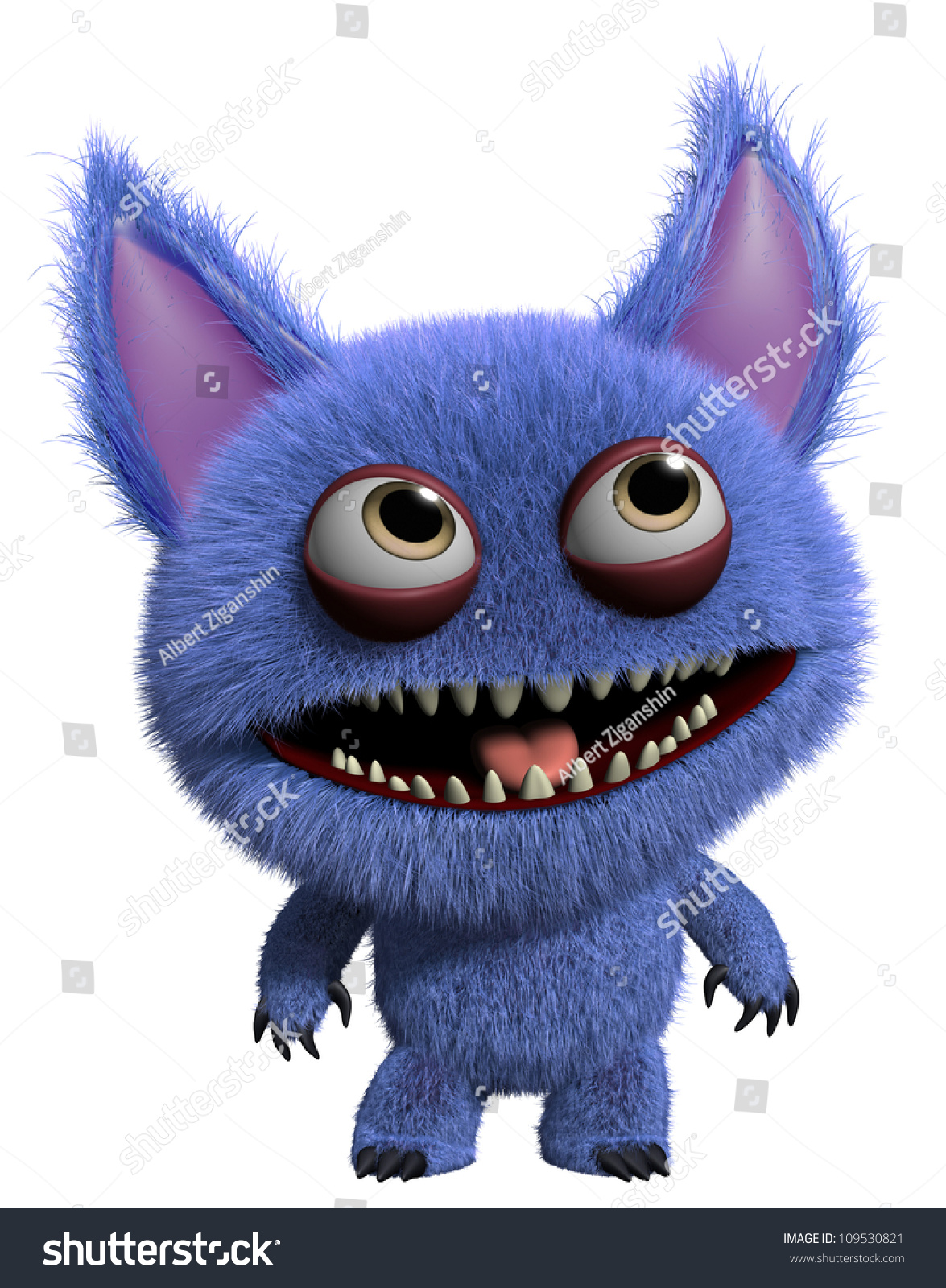 Furry Monster Stock Photo 109530821 : Shutterstock