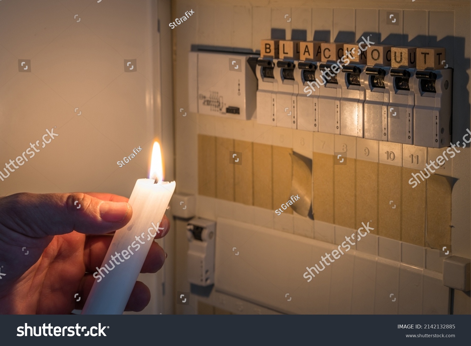 Fuse Box Fuses Distribution Box During Stock Photo 2142132885 ...