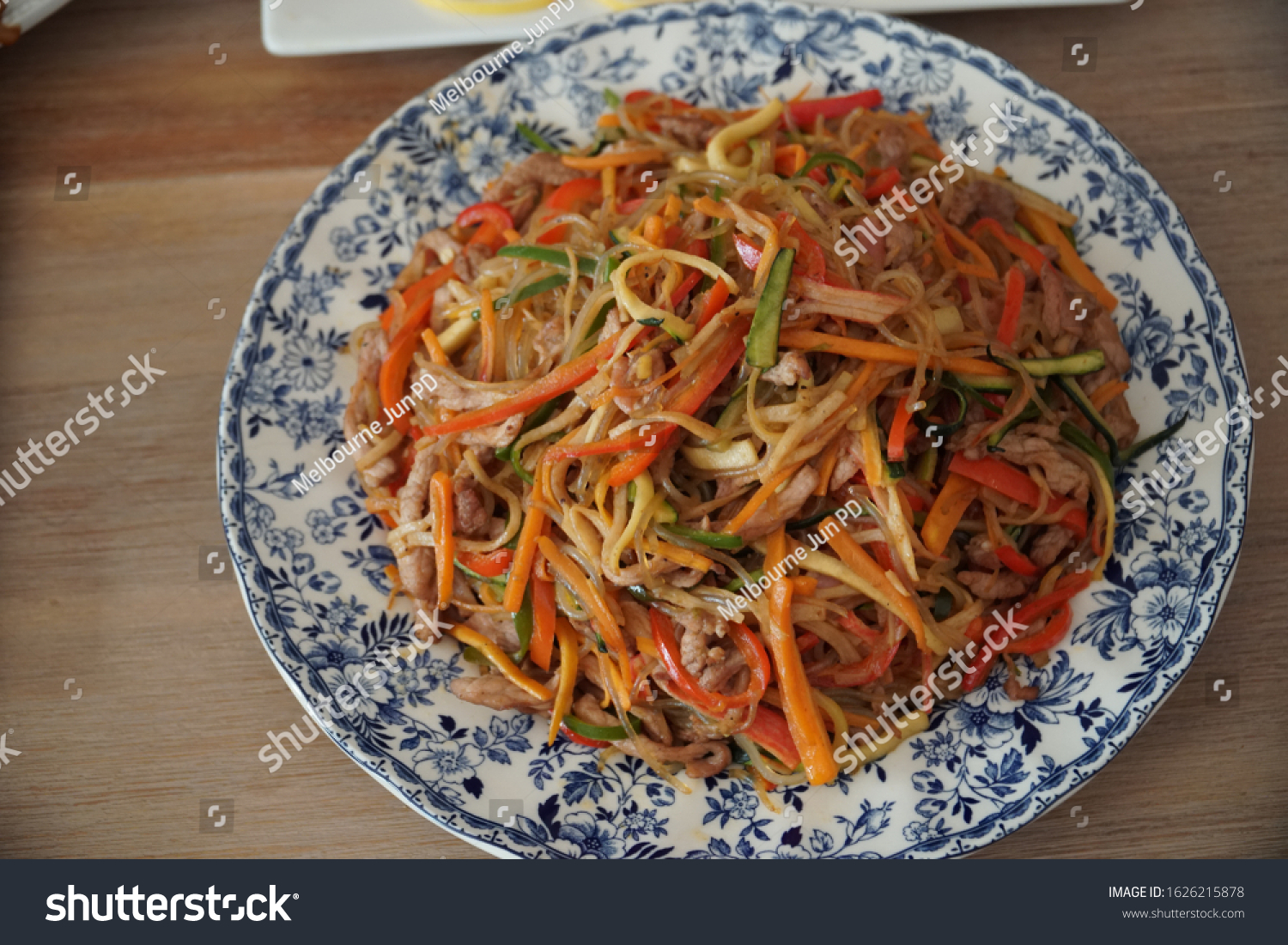 Fusion Korean Lunar New Year Food Stock Photo Edit Now