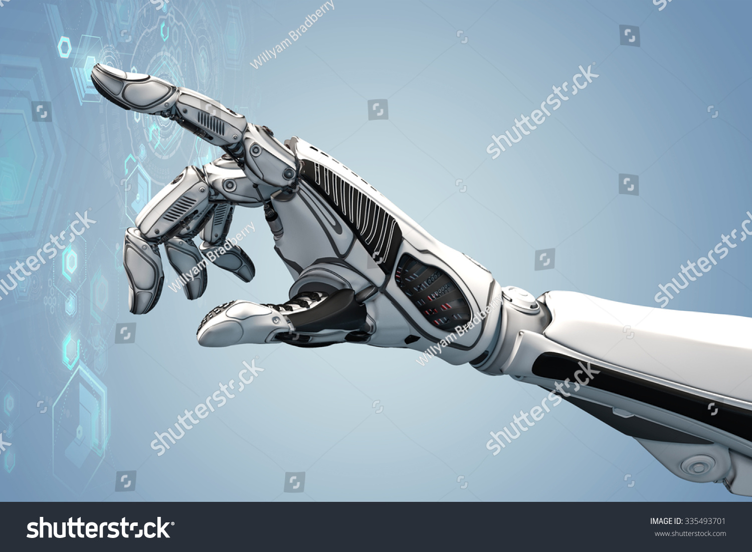 mechanical human arm