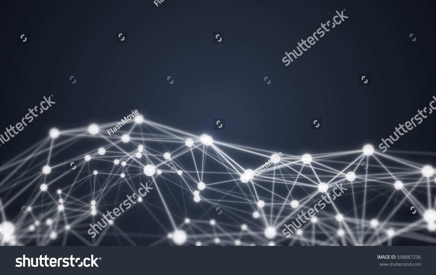 Futuristic Shape Computer Generated Abstract Background Stock ...