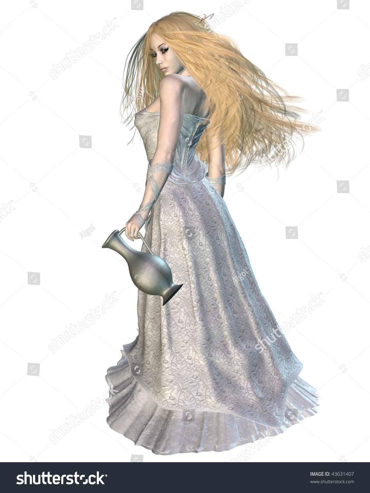 Ilustrasi Stok Galadriel Elf Queen Tolkiens Lord Rings 43631407 Shutterstock 