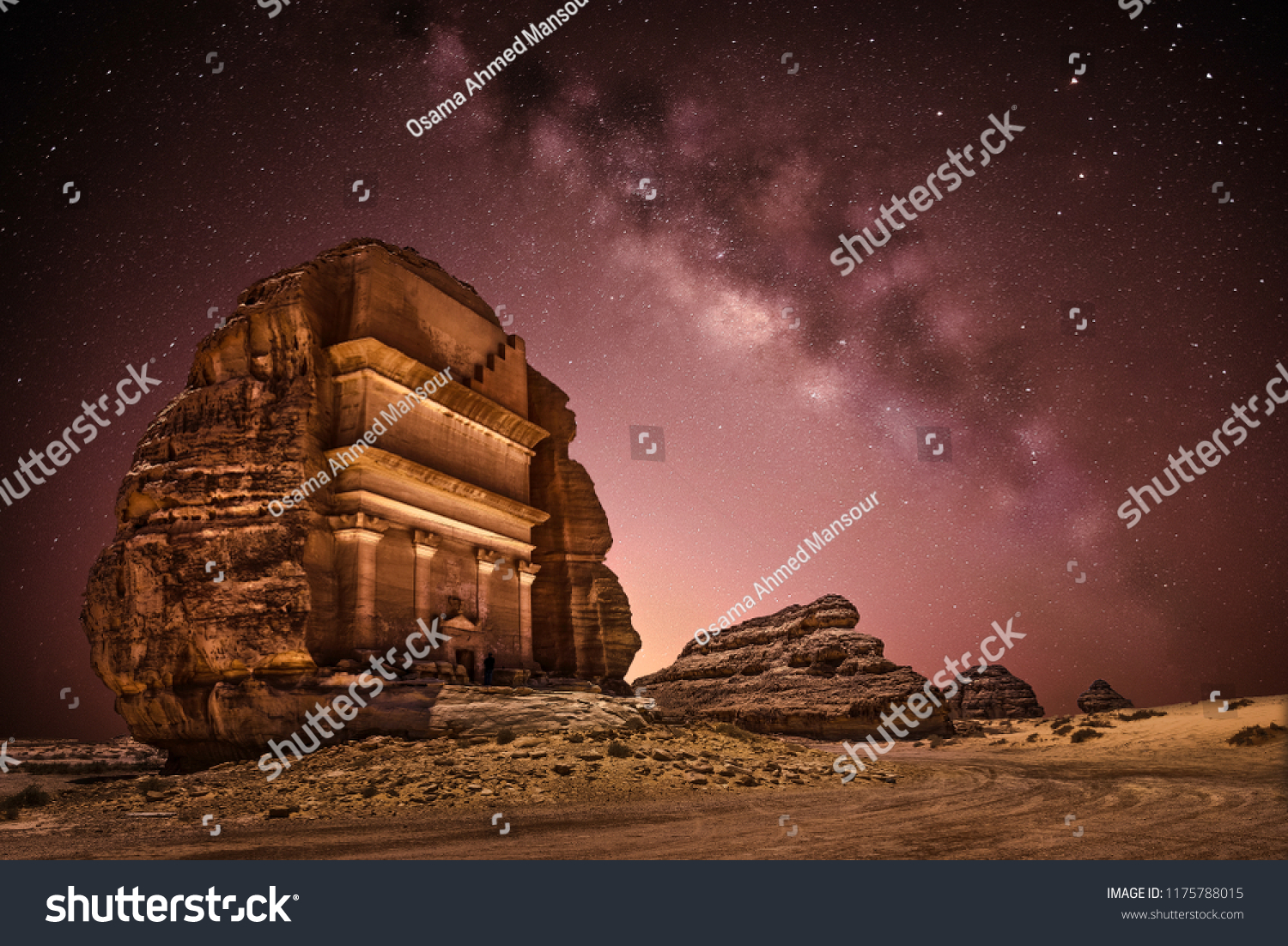 Galaxy Milky Way Saudi Arabia Stock Photo 1175788015 | Shutterstock