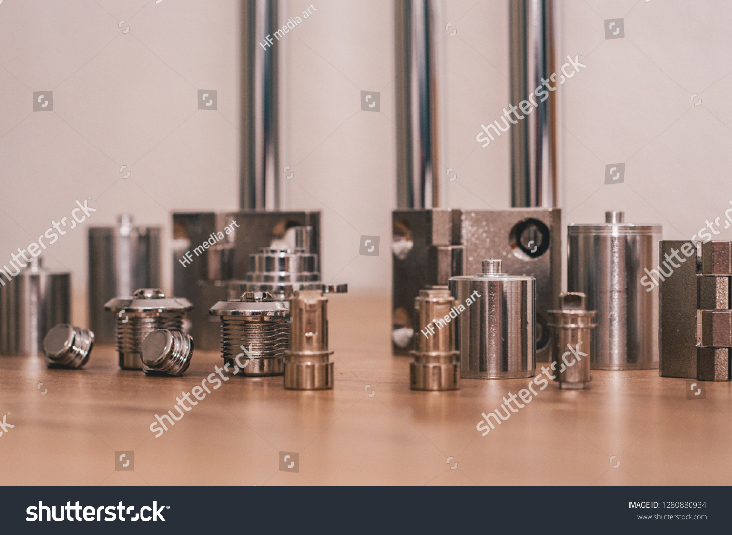 Galvanized Metal Product Galvanization Galvanizing Process Stock Photo ...