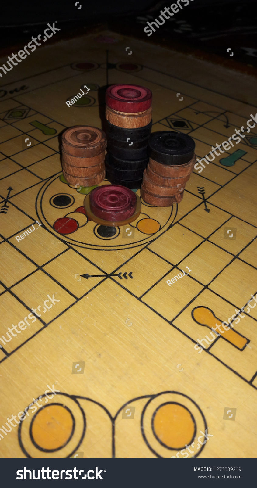 Game Carrom Board Stock Photo 1273339249 Shutterstock