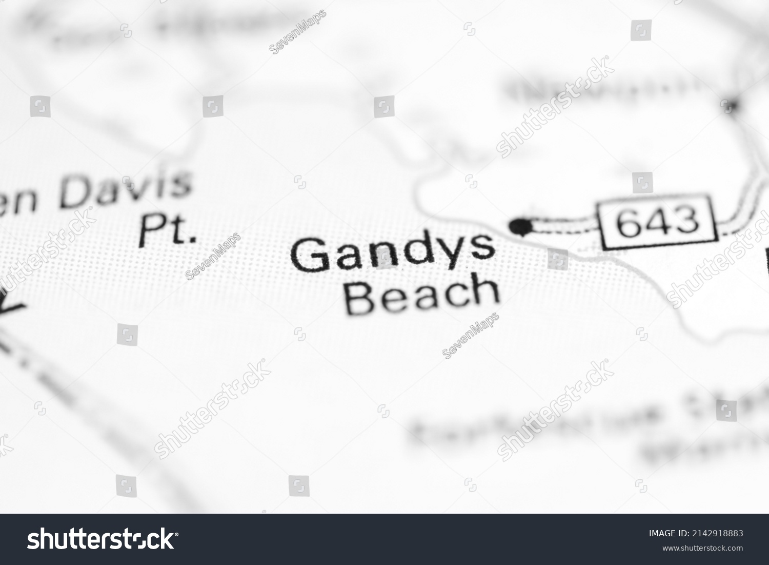 Gandys Beach New Jersey Usa On Stock Photo 2142918883 Shutterstock