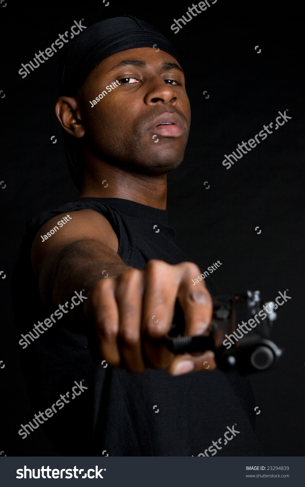 Gangster Gun Stock Photo 23294839 - Shutterstock