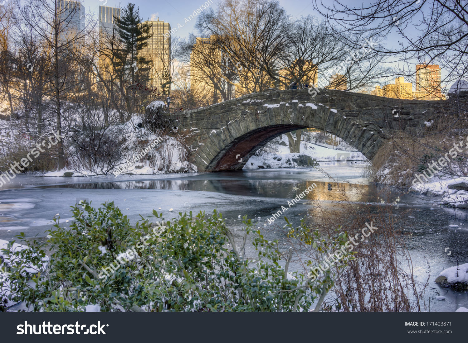 Gapstow Bridge One Icons Central Park Stock Photo 171403871 | Shutterstock