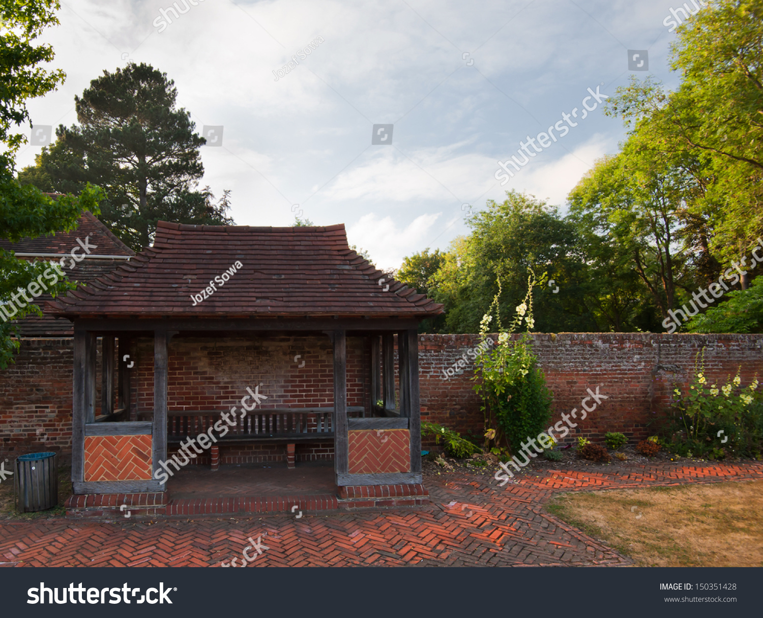 Garden Bench Stock Photo Edit Now 150351428
