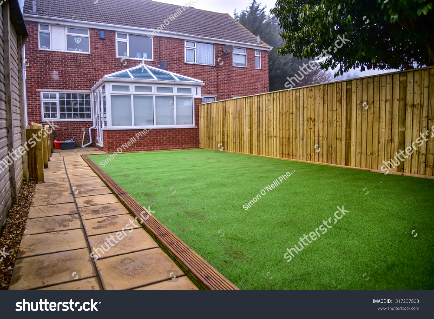 Garden Landscaping Outdoors Royalty Free Stock Image