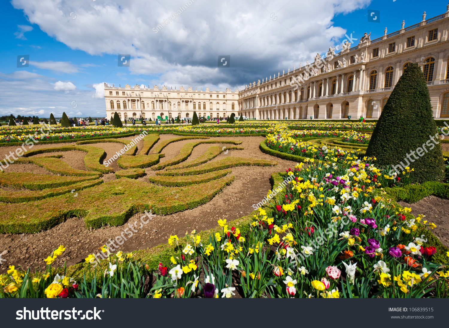 Garten Des Palastes Versailles Schloss Versailles Stockfoto