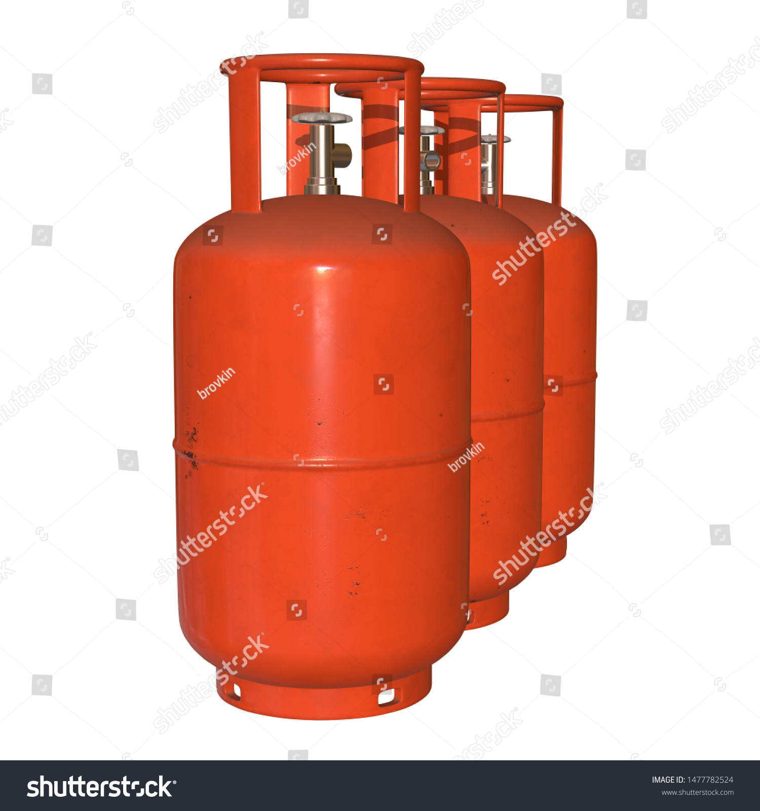 Gas Cylinder Lpg Tank Gasbottle Propane Stock Illustration 1477782524 Shutterstock 