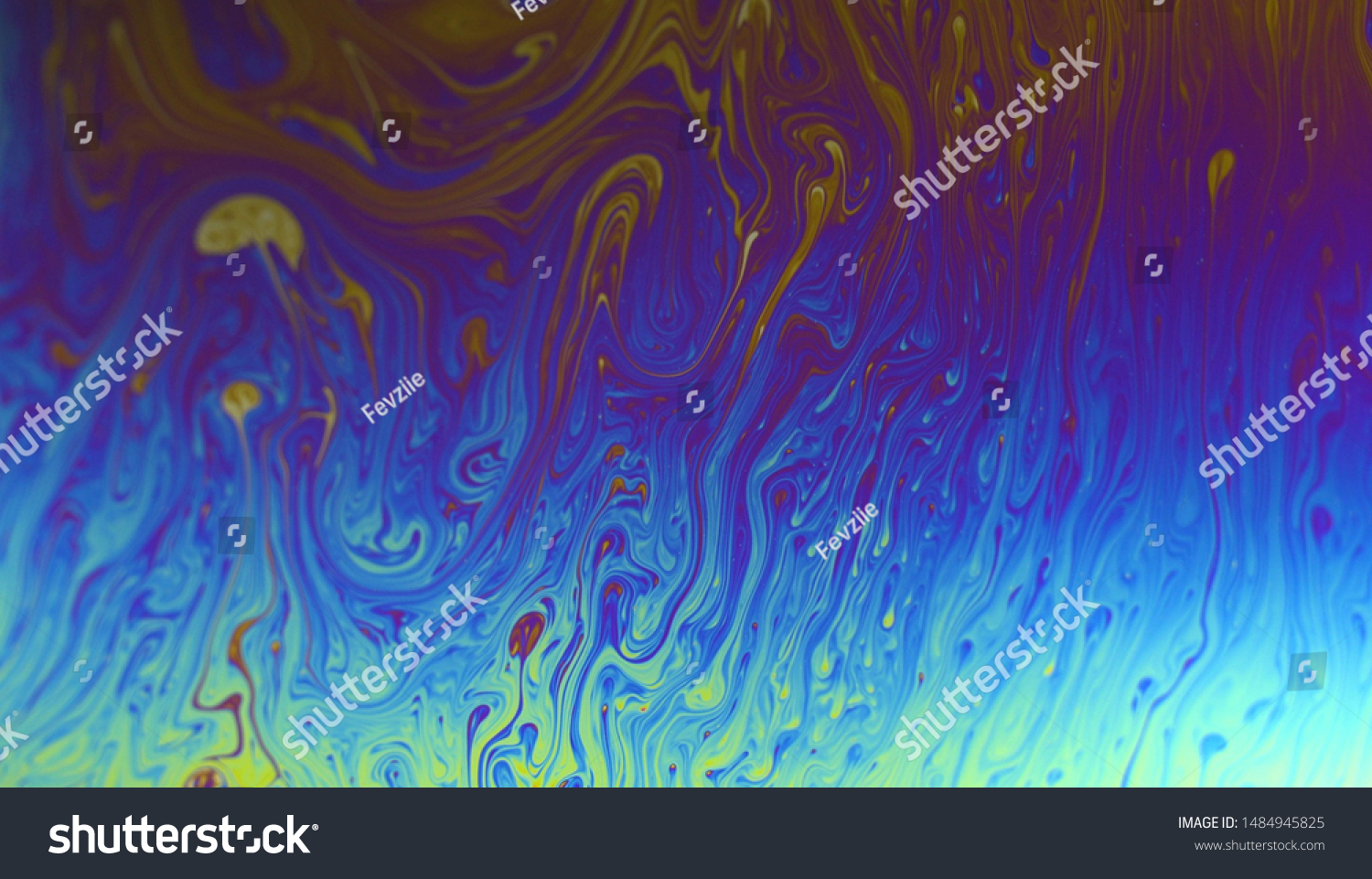 Gasoline Rainbow Spectral Gradient Moving Stock Photo 1484945825 ...