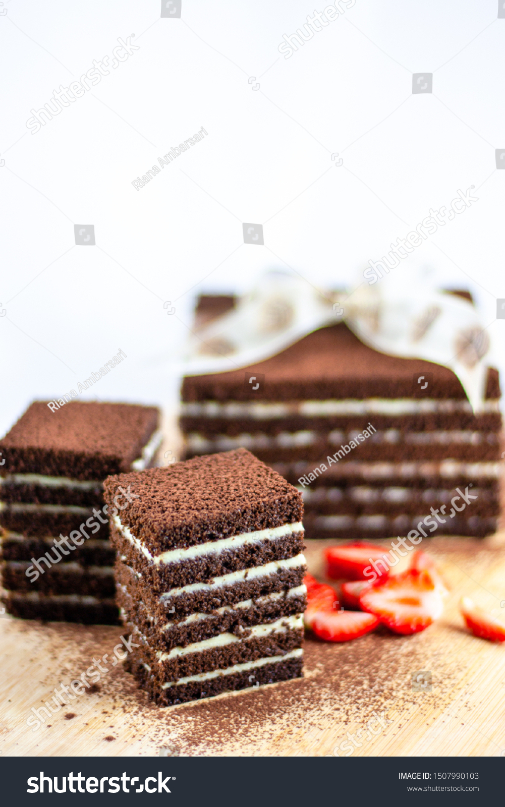 Gateau Africaine Rich Delicious Chocolate Cake Stock Photo Edit Now