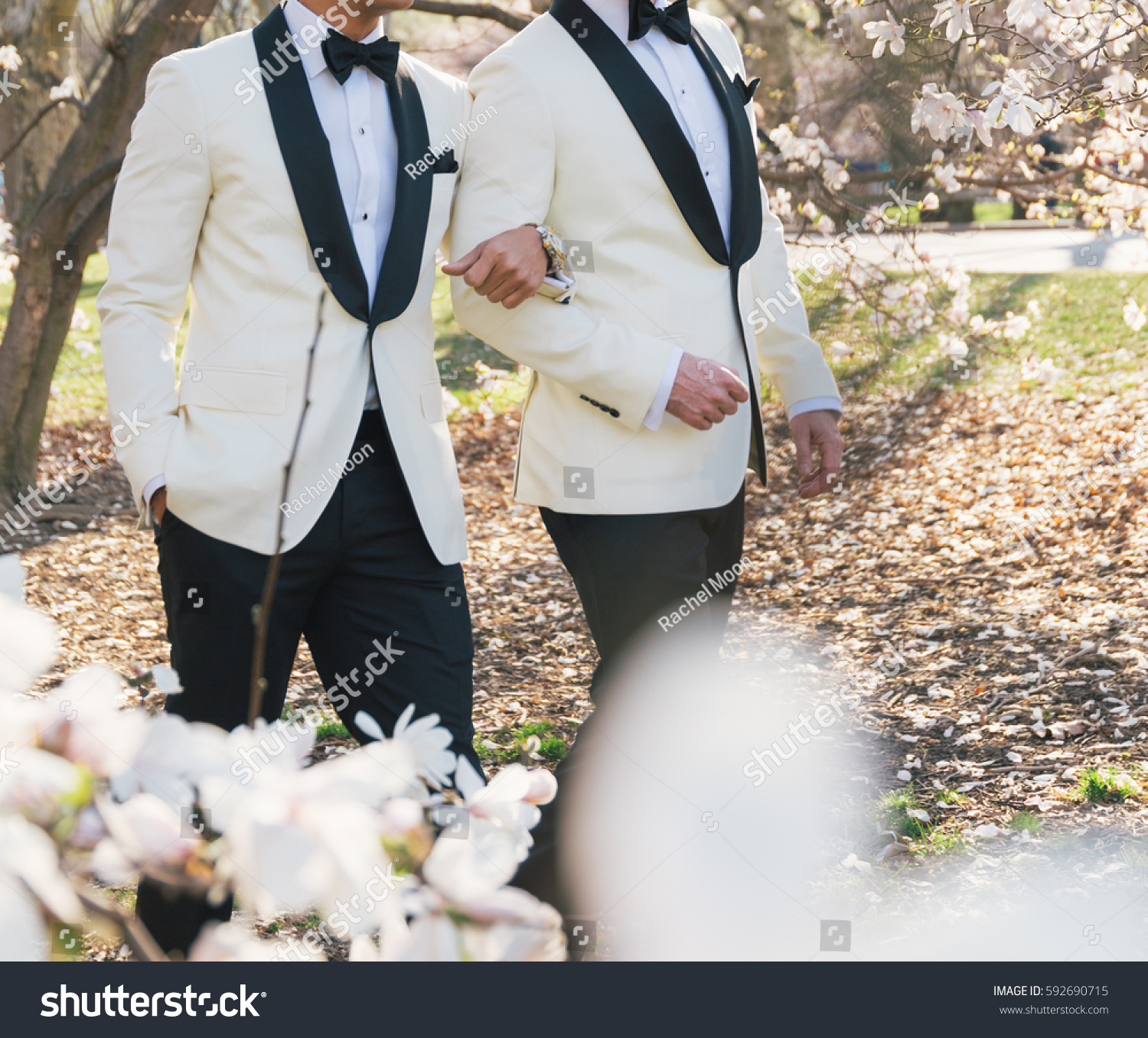 Gay Couple Walking Arminarm On Their Stock Photo Edit Now