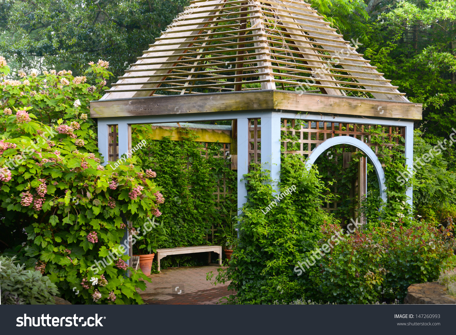 Gazebo Inniswood Metro Gardens Columbus Ohio Stock Photo Edit Now