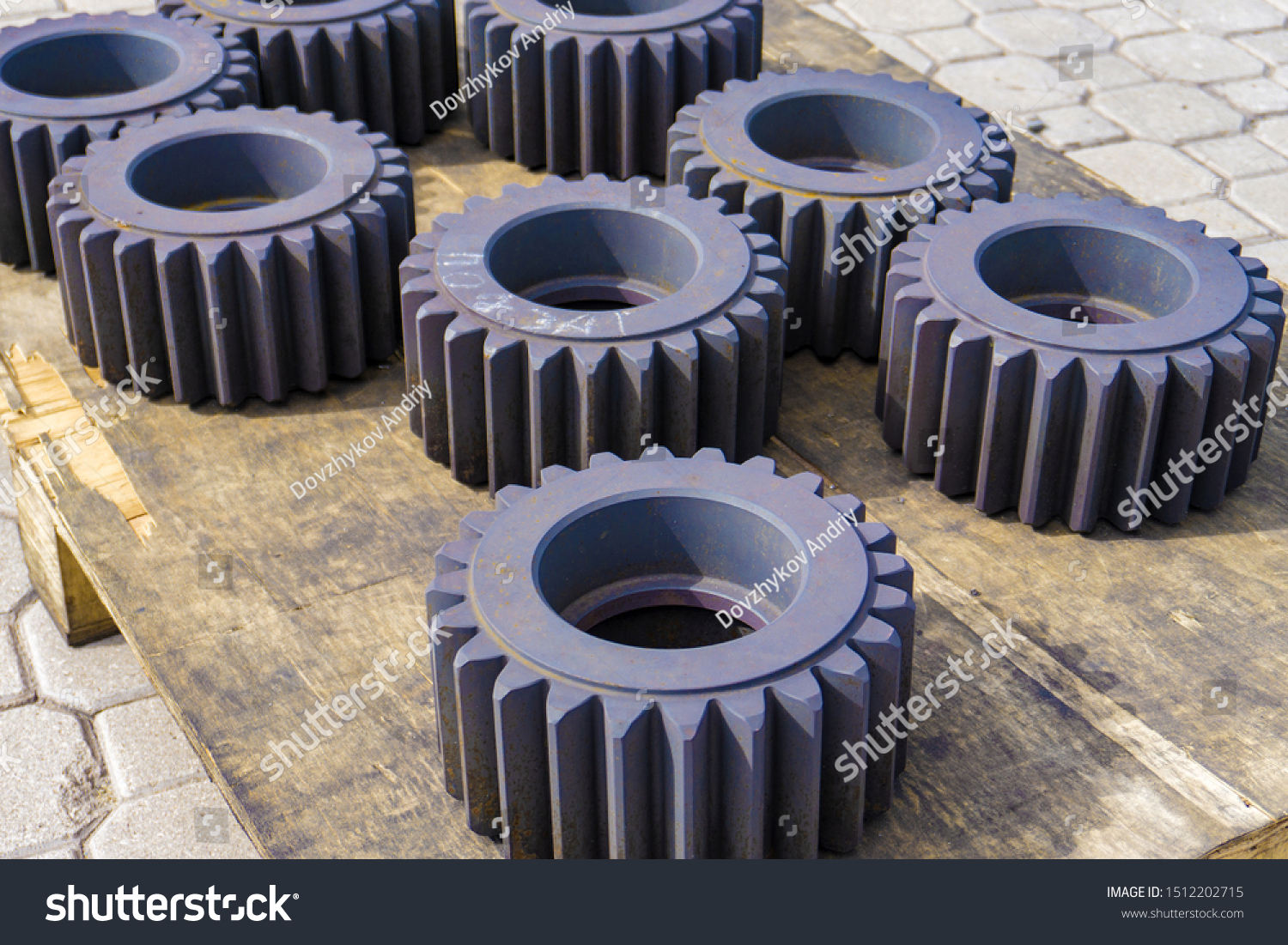 Gear After Heat Treatment Hardening On Stock Photo Edit Now 1512202715