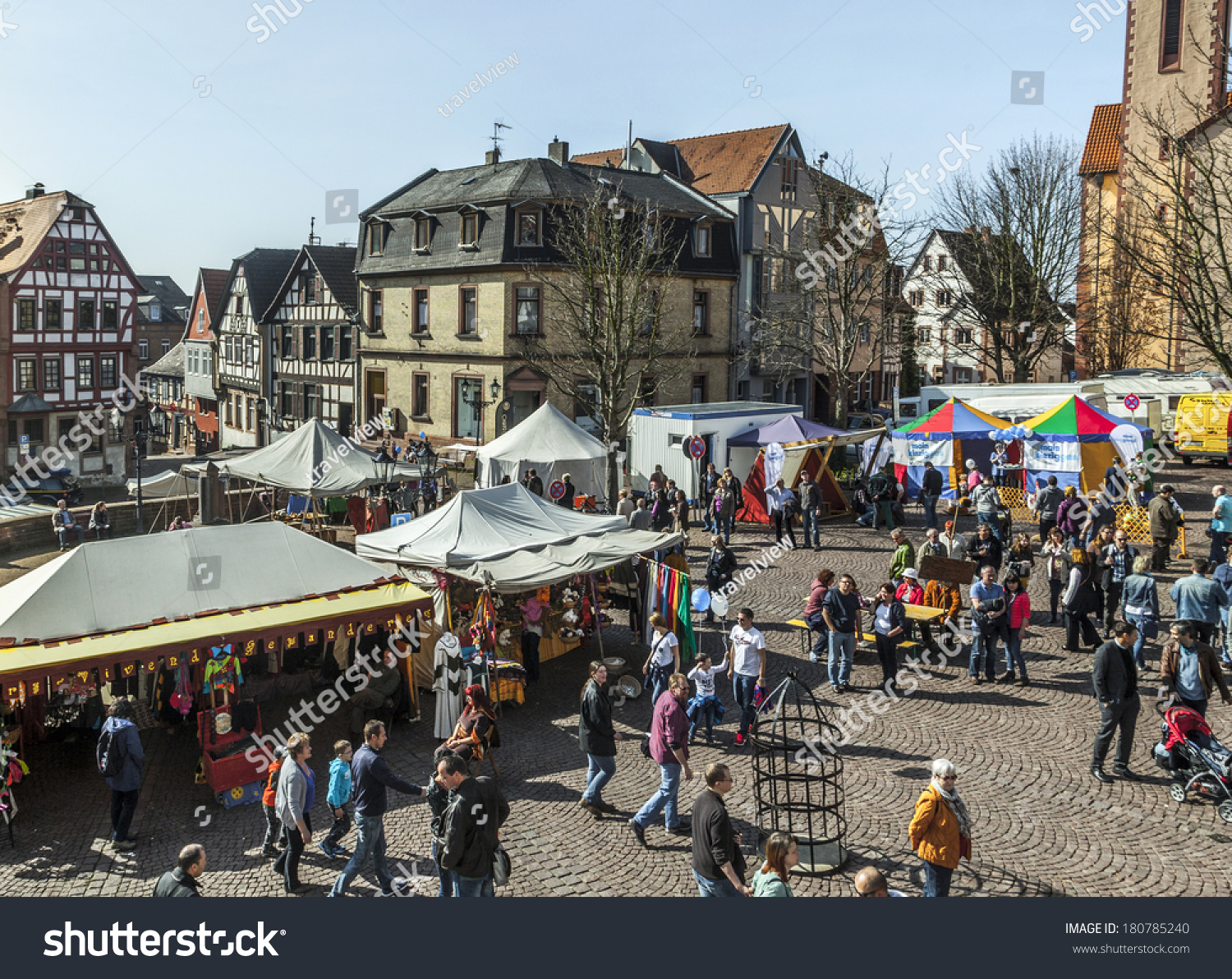 Gelnhausen Germany March 9 People Enjoy Stock Photo Edit Now 180785240