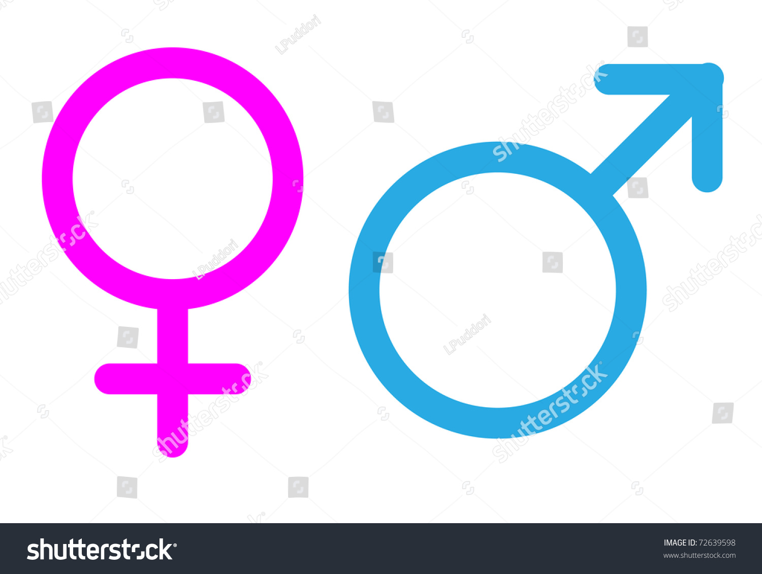 Gender Signs Stock Photo 72639598 : Shutterstock