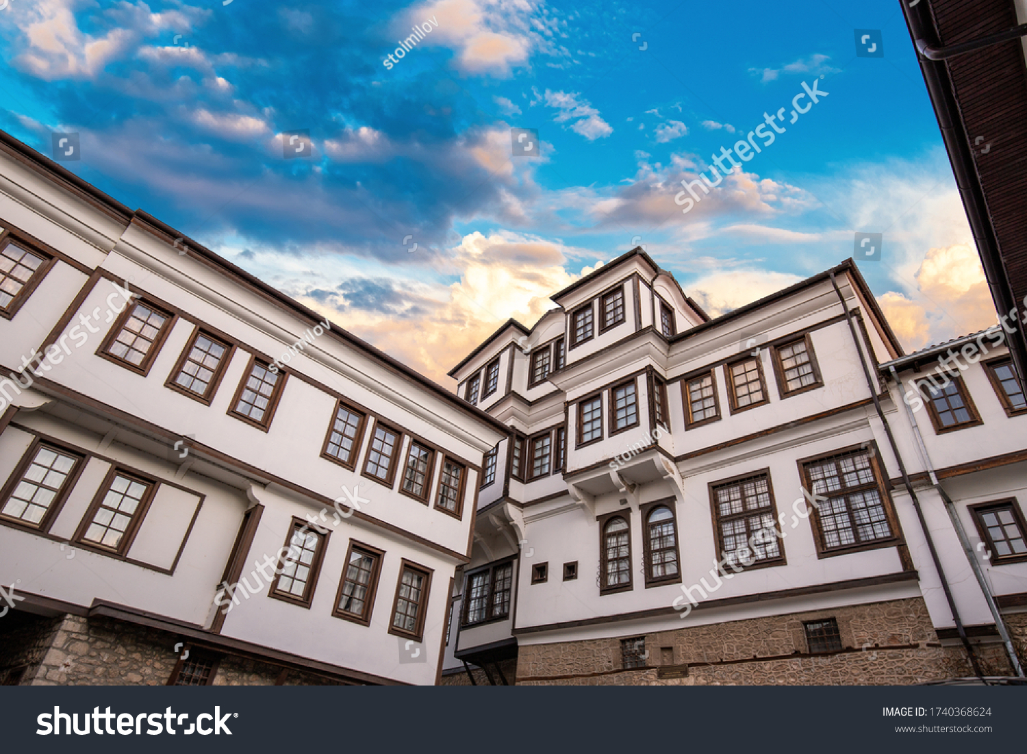 Generic Architecture Traditional House Urania Old Stock Photo ...